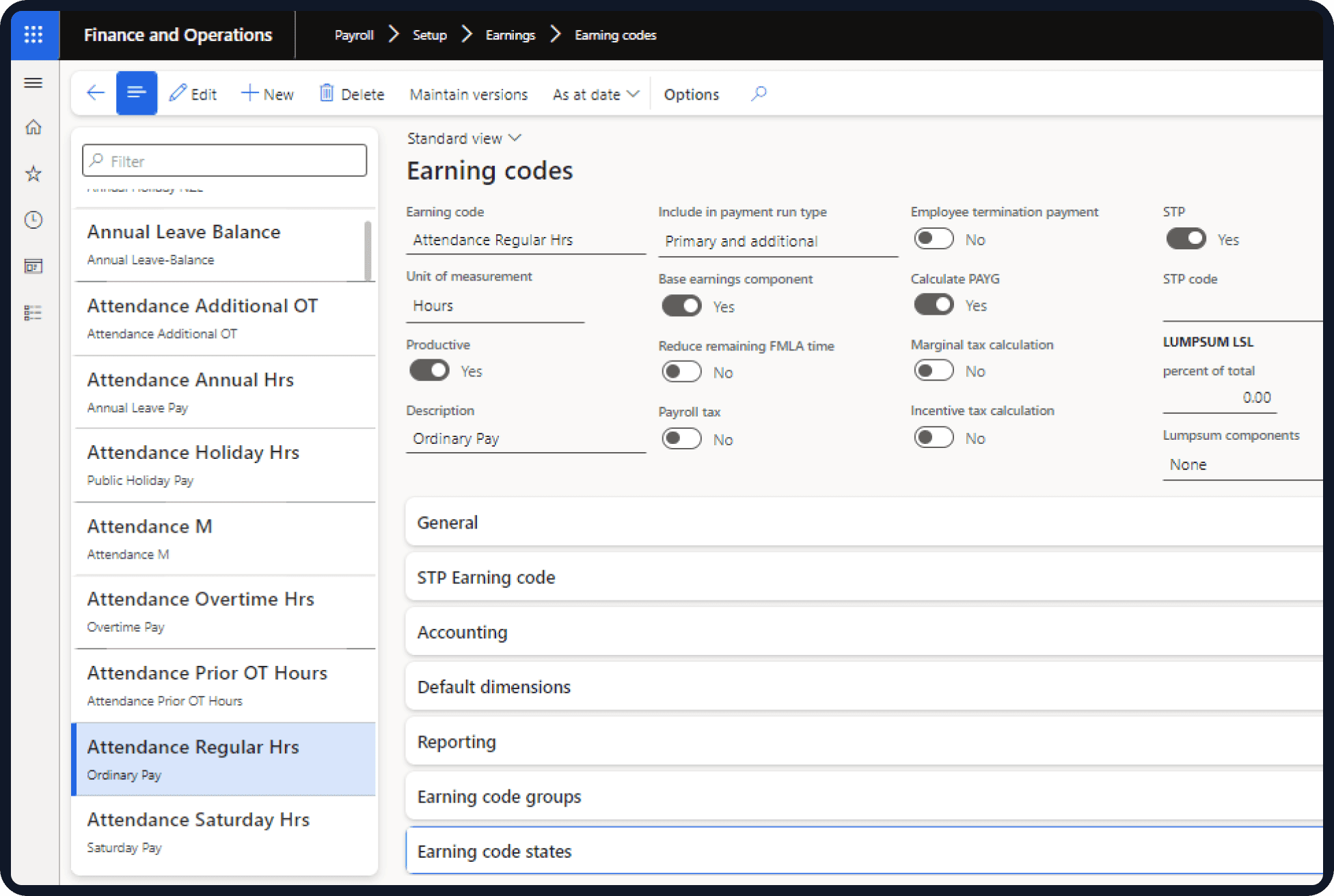 Dynamics 365 Payroll Add-On timesheet dashboard