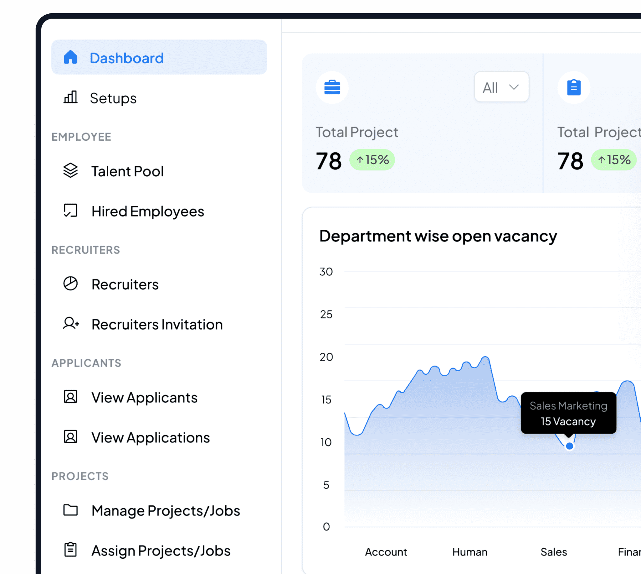 Dynamics 365 Recruitment dashboard hero