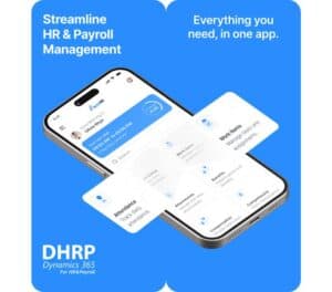 The HR and Payroll Mobile Application dashboard hero