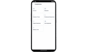 The HR and Payroll Mobile Application compliance dashboard