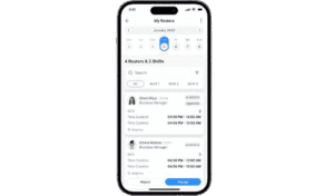 The HR and Payroll Mobile Application benefits dashboard