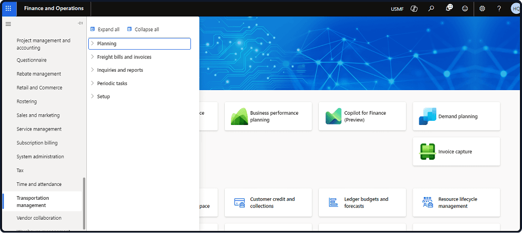 Trade & Distribution automation dashboard