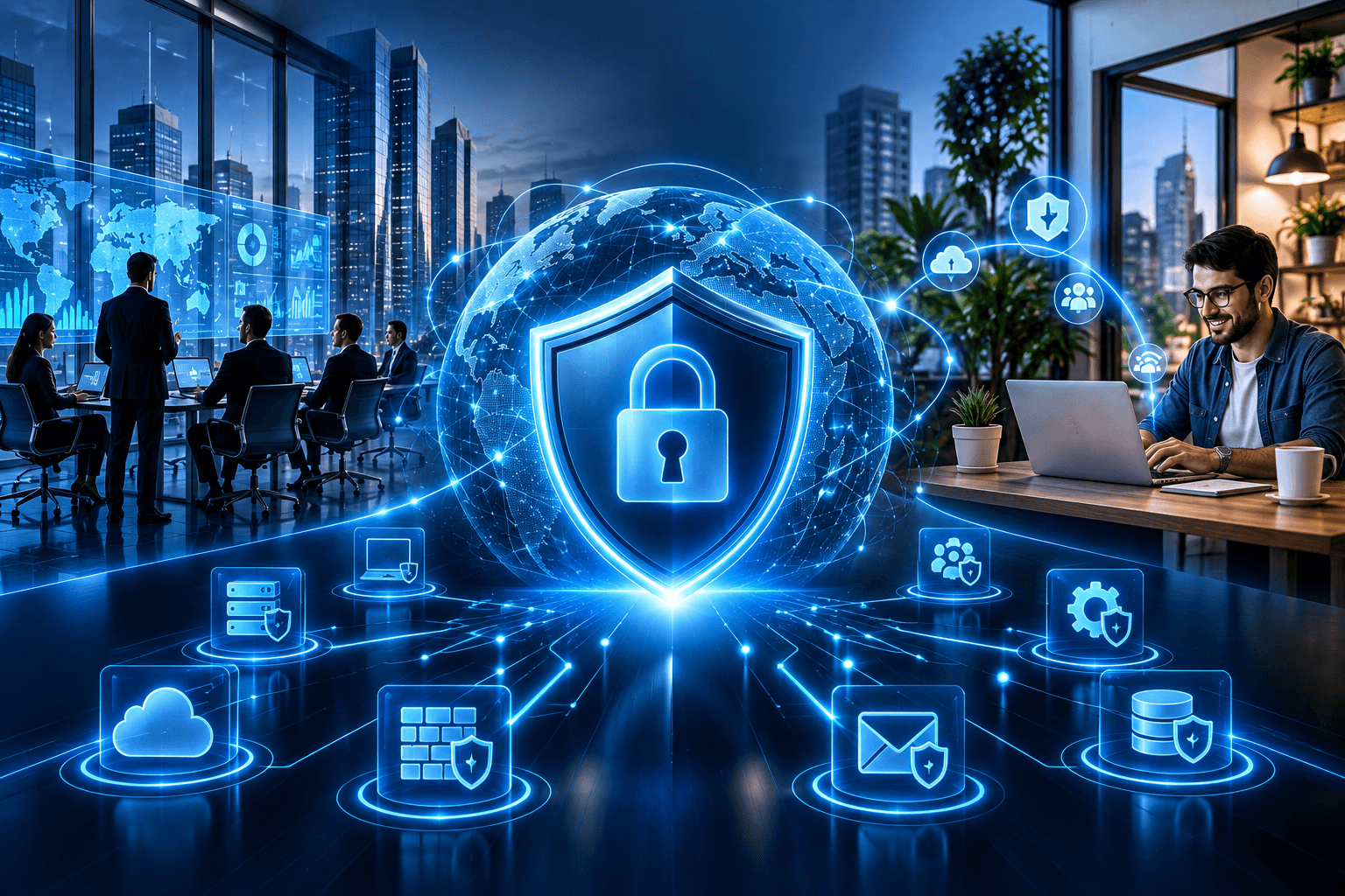 Cybersecurity protection workspace
